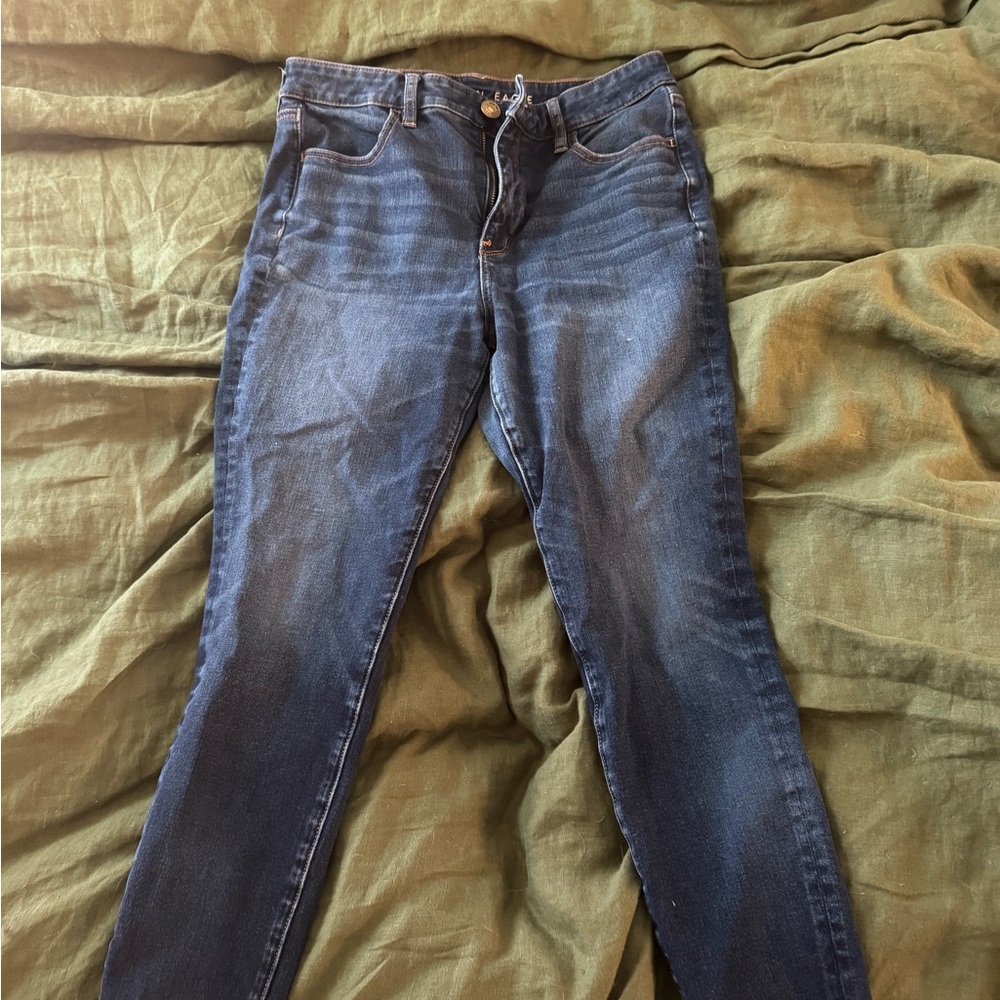 Women’s American Eagle AE High Rise Jeggings! Next Level Stretch! Size 12 short